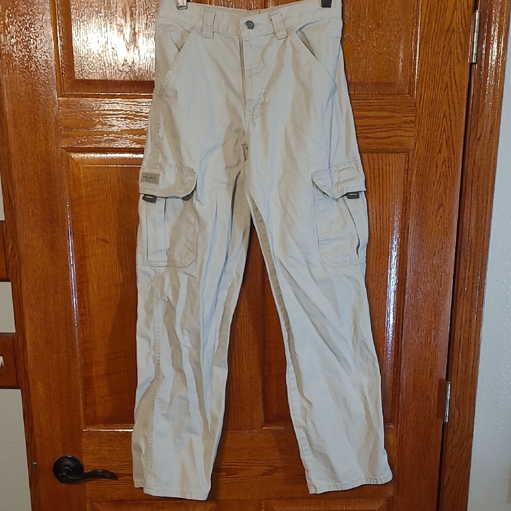 Wrangler Boys Khaki Cargo Pants Size 16